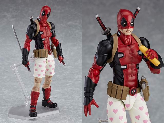 大寫加粗的騷《死侍可動模型》你喜歡制服誘惑還是粉紅愛心內褲？