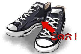 《意外不為人知的真正用途》Converse球鞋上的洞原來還可以這樣用!? 《意外不為人知的真正用途》Converse球鞋上的洞原來還可以這樣用!?