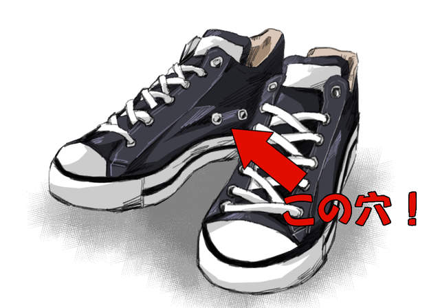 《意外不為人知的真正用途》Converse球鞋上的洞原來還可以這樣用！？