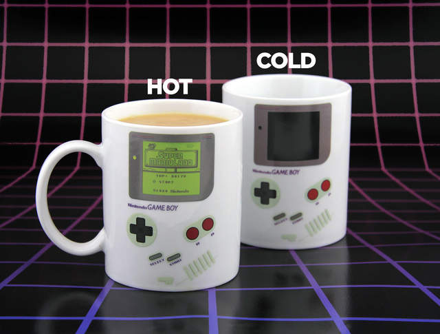 懷舊十足《任天堂Game Boy變色馬克杯》想喝熱飲的朋友可以考慮馬克杯喔(ﾉﾟ▽ﾟ)ﾉ