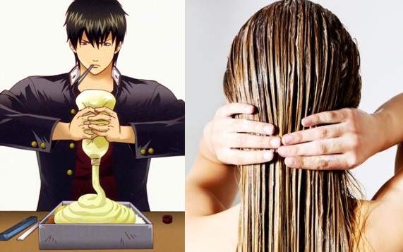 蛋黃醬星人最愛《美乃滋加蛋護髮法》再加一片土司的話...喂 蛋黃醬星人最愛《美乃滋加蛋護髮法》再加一片土司的話...喂