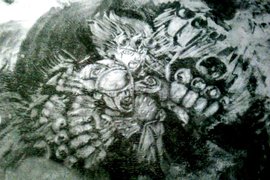 推主在絨毛地毯上畫了《地毯畫》引發網友們瘋狂轉發~太強了啊啊 推主在絨毛地毯上畫了《地毯畫》引發網友們瘋狂轉發~太強了啊啊