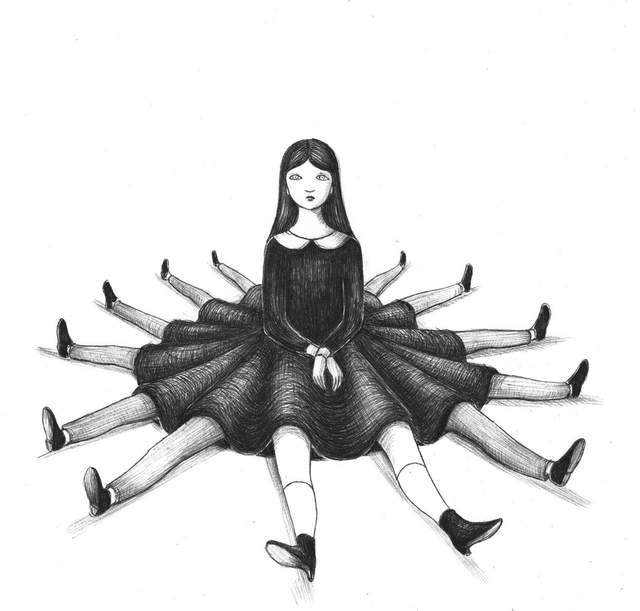 《詭異風少女插畫》簡直就是義大利的伊藤潤二 - 圖片7
