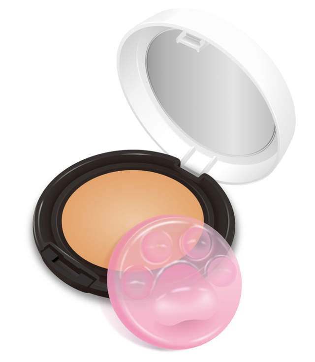 貓奴必備《Q彈貓肉球粉餅》上妝就像被貓掌打臉（？）