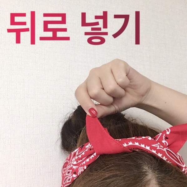 極簡單《方巾變髮帶》不想戴時取下來圍在脖上剛剛好 - 圖片10