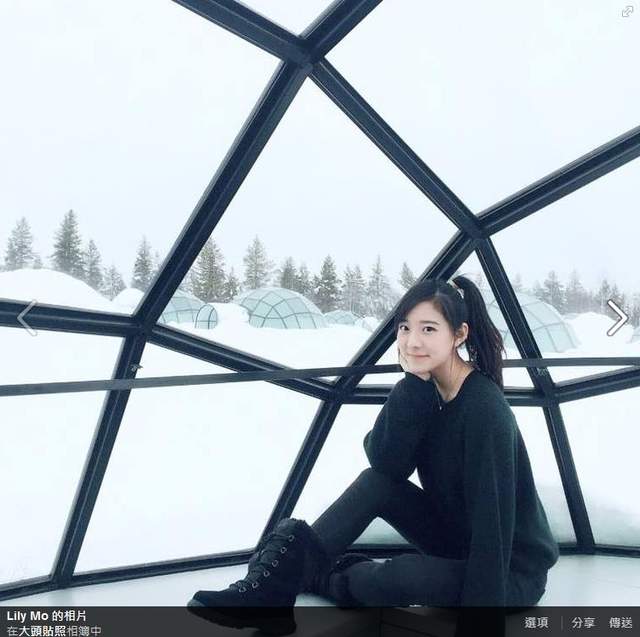 《冰屋酒店拍照的正妹》看不到極光能近距離欣賞Lily Mo也滿足了 《冰屋酒店拍照的正妹》看不到極光能近距離欣賞Lily Mo也滿足了