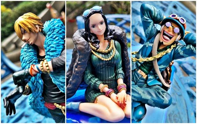 開箱《航海王20週年》第三彈☆香吉士x羅賓x騙人布紀念插圖立體化模型