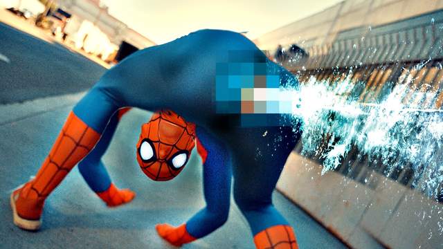 《如果蜘蛛人是從屁股吐絲》總覺得畫面看起來髒髒的...