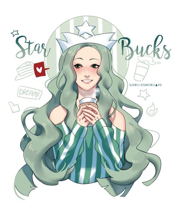 《當連鎖品牌變成漫畫人物》星巴克萌成這樣太犯規啦~ 《當連鎖品牌變成漫畫人物》星巴克萌成這樣太犯規啦~
