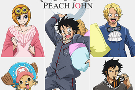 《海賊王×Peach John》第二彈聯名睡衣來了~突然覺得喬巴有點可憐欸XDD 《海賊王×Peach John》第二彈聯名睡衣來了~突然覺得喬巴有點可憐欸XDD