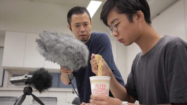 日清泡麵推出《對抗吃麵聲音的「音彥」》......我覺得聽起來更吵了耶.....