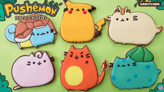 這次教你《自製寶可夢精靈餅乾》前題是手要很不抖才可以唷♥