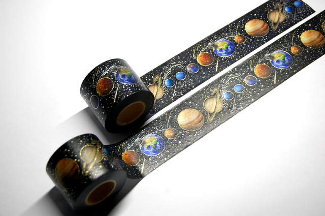 《精工紙膠帶》推出最新「惑星紙膠帶」也是夢幻的嫑嫑的