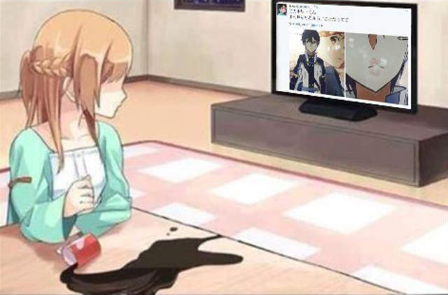 桐人外遇?《刀劍神域桐人人形看板有個紅唇印》亞絲娜在你背後... 桐人外遇?《刀劍神域桐人人形看板有個紅唇印》亞絲娜在你背後...