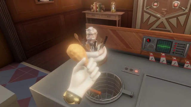 《肯德基VR遊戲》沒做出好吃的炸雞就不讓你離開...... 《肯德基VR遊戲》沒做出好吃的炸雞就不讓你離開......