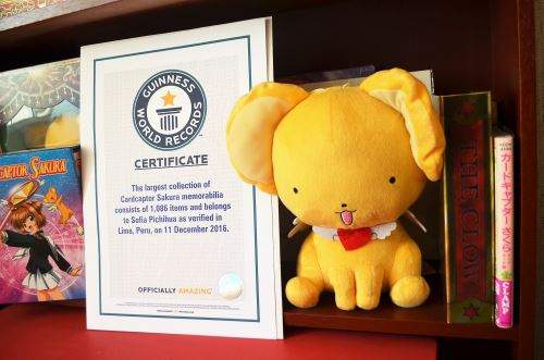 瘋狂粉絲94狂《庫洛魔法使周邊收藏》取得金氏世界紀錄