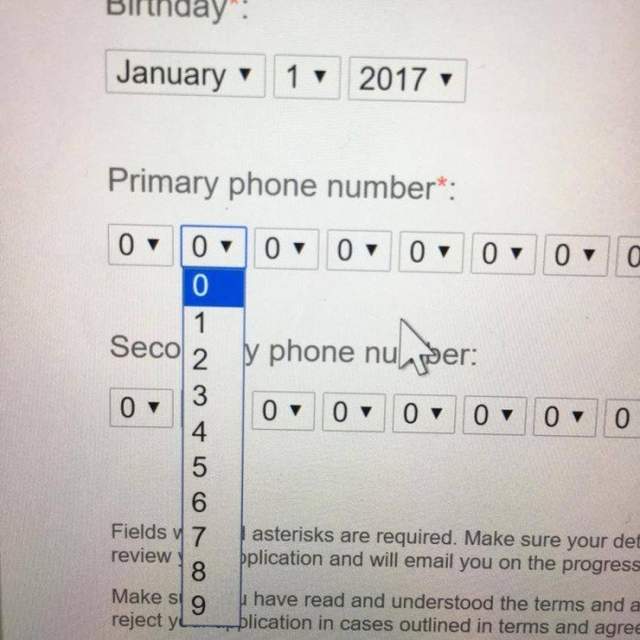 超級鬧事《讓人崩潰的填寫電話輸入》到底要不要讓人好好輸入資料啦(暴怒) 超級鬧事《讓人崩潰的填寫電話輸入》到底要不要讓人好好輸入資料啦(暴怒)