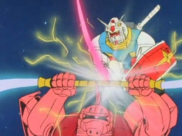 《好笑的鋼彈動圖》原來不是只有閃光鋼彈能用百裂拳呢XD