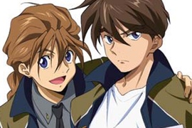 《新機動戰記鋼彈W全新版權圖》迪歐從以前就超愛搭希洛肩膀 《新機動戰記鋼彈W全新版權圖》迪歐從以前就超愛搭希洛肩膀
