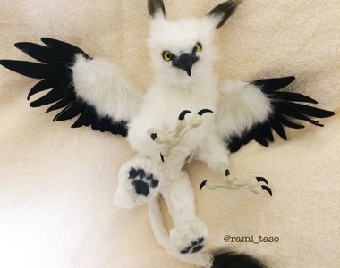 推主手工製作《超可愛的幻獸獅鷲》活靈活現的模樣太萌啦 推主手工製作《超可愛的幻獸獅鷲》活靈活現的模樣太萌啦