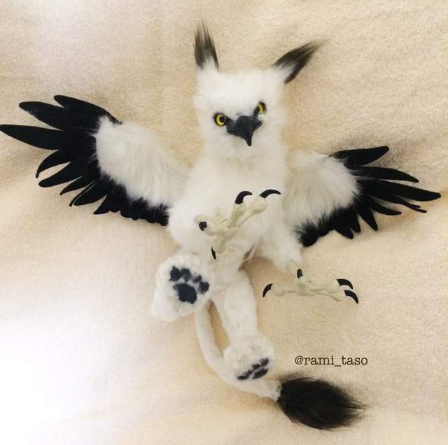 推主手工製作《超可愛的幻獸獅鷲》活靈活現的模樣太萌啦 推主手工製作《超可愛的幻獸獅鷲》活靈活現的模樣太萌啦