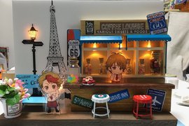 日本百元商店《紙模型造景》與小模型&壓克力立牌的絕佳搭配 日本百元商店《紙模型造景》與小模型&壓克力立牌的絕佳搭配