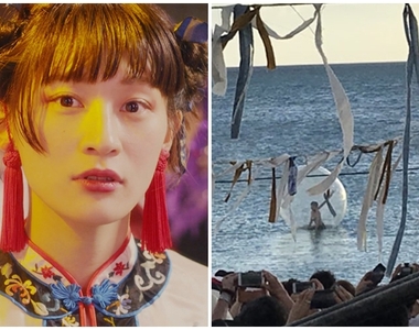 《女主唱超嗨鑽透明球與粉絲互動》竟然一路滾進海裡,飄向遠方... 《女主唱超嗨鑽透明球與粉絲互動》竟然一路滾進海裡,飄向遠方...