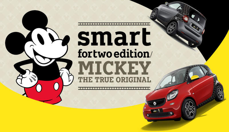 米奇可愛上身《smart fortwo mickey the true original》期間限定特仕日本發表 米奇可愛上身《smart fortwo mickey the true original》期間限定特仕日本發表
