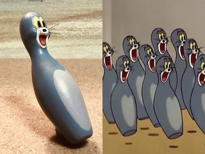 那位還原《湯姆貓與傑利鼠》湯姆貓的模型推主又有新作品啦 那位還原《湯姆貓與傑利鼠》湯姆貓的模型推主又有新作品啦