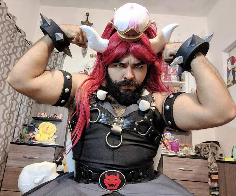 《庫巴姬》看膩了嗎?來看看陽剛派《庫巴性轉Cosplay》好像別有一番風味啊 《庫巴姬》看膩了嗎?來看看陽剛派《庫巴性轉Cosplay》好像別有一番風味啊