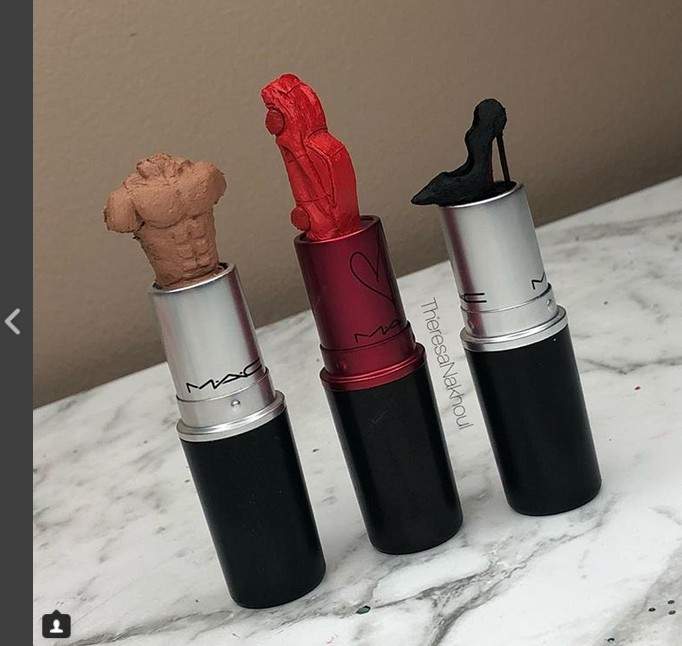 《口紅雕刻》超迷你尺寸這樣的時尚藝術粉可以 《口紅雕刻》超迷你尺寸這樣的時尚藝術粉可以