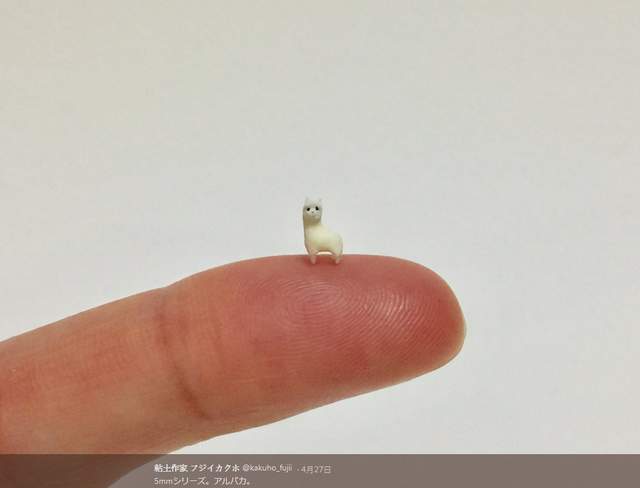 《5mm黏土模型》這麼小一隻眼力真的要很好啊
