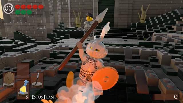 《黑暗靈魂Remastered》高清樂高版可愛但還是很容易GG