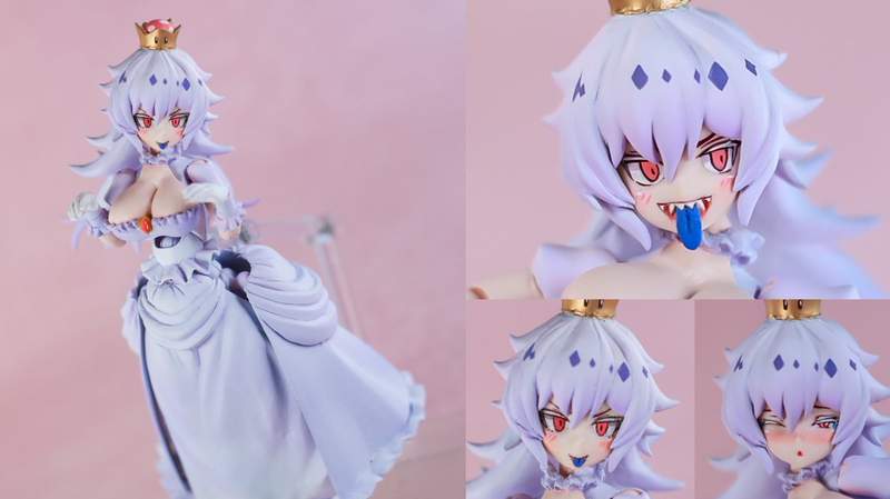 改造《庫巴姬可動模型》的神人又製作了《幽靈姬可動模型》還原度依然很高