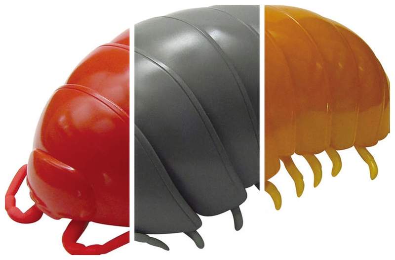 蟲蟲扭蛋《巨型潮蟲》推出光滑新色第2彈「だんごむし2」紅色的看起來有點蝦啊www