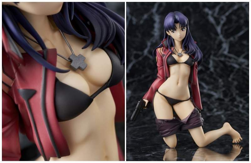 《福音戰士新劇場版》Union Creative「葛城美里」大膽半脫PVC模型，性感姿態太撩人ღ