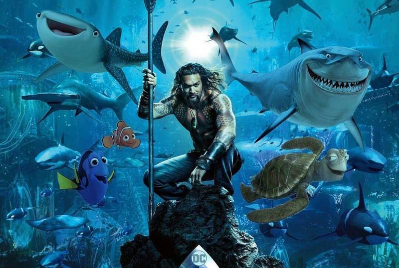 《水行俠》海報惡搞大賽 原來海底總動員也歸海王管