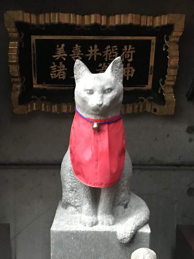 貓的神社《美喜井稲荷神社》供奉的稻荷神竟然不是狐狸而是貓咪！？