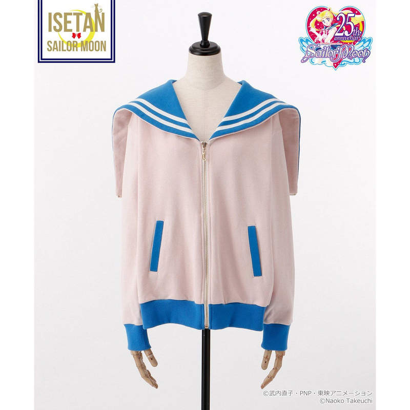 《美少女戰士》水手風連帽外套 想要純水手領還可以放下來喔 《美少女戰士》水手風連帽外套 想要純水手領還可以放下來喔