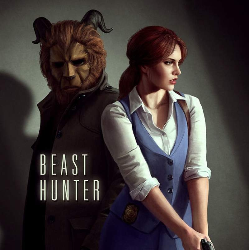 當《迪士尼公主進入黑幫世界》貝兒就會變成惡靈古堡裡的吉兒？