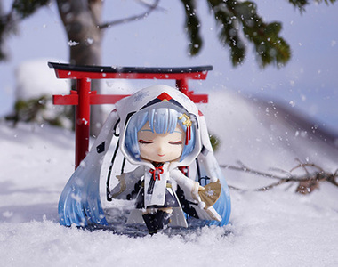 《2018雪初音丹頂巫女》超可愛的初音巫女黏土人與figma出擊❤ 《2018雪初音丹頂巫女》超可愛的初音巫女黏土人與figma出擊❤