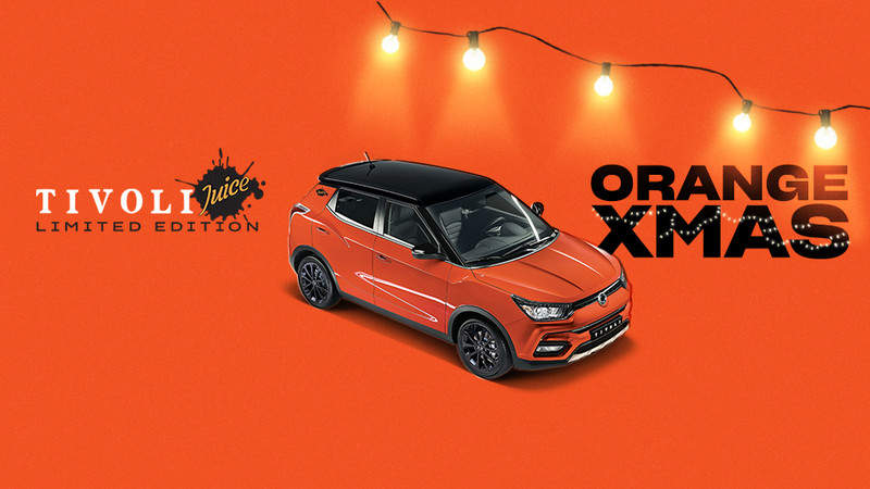 耶誕橘《SsangYong Tivoli Juice Edition》限量特仕義大利歡慶佳節 耶誕橘《SsangYong Tivoli Juice Edition》限量特仕義大利歡慶佳節