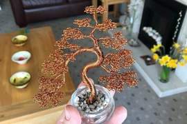 《鐵絲樹》巧手藝術轉一轉扭一扭樹幹就這麼出來惹 《鐵絲樹》巧手藝術轉一轉扭一扭樹幹就這麼出來惹