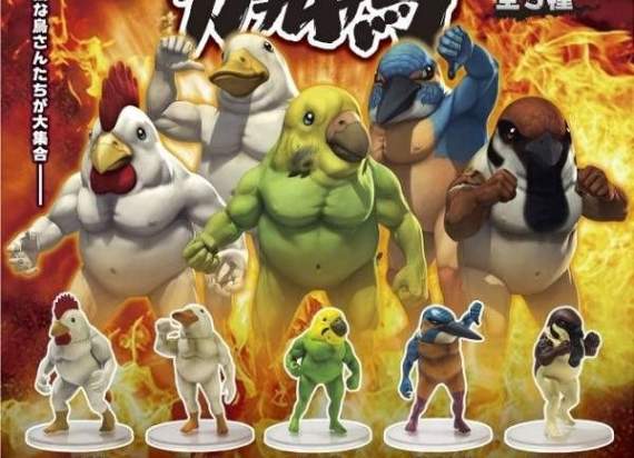 怕爆《戰鬥筋肉鳥系列推出立體化轉蛋》你有看過這麼硬派的鳥嗎？