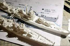 《紙模型戰艦》好幾個作品擺在一起家裡就跟軍港一樣嗨 《紙模型戰艦》好幾個作品擺在一起家裡就跟軍港一樣嗨