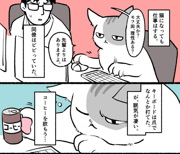 推特話題《貓漫畫》黑企業社員變成貓於是連人生也一起改變惹...