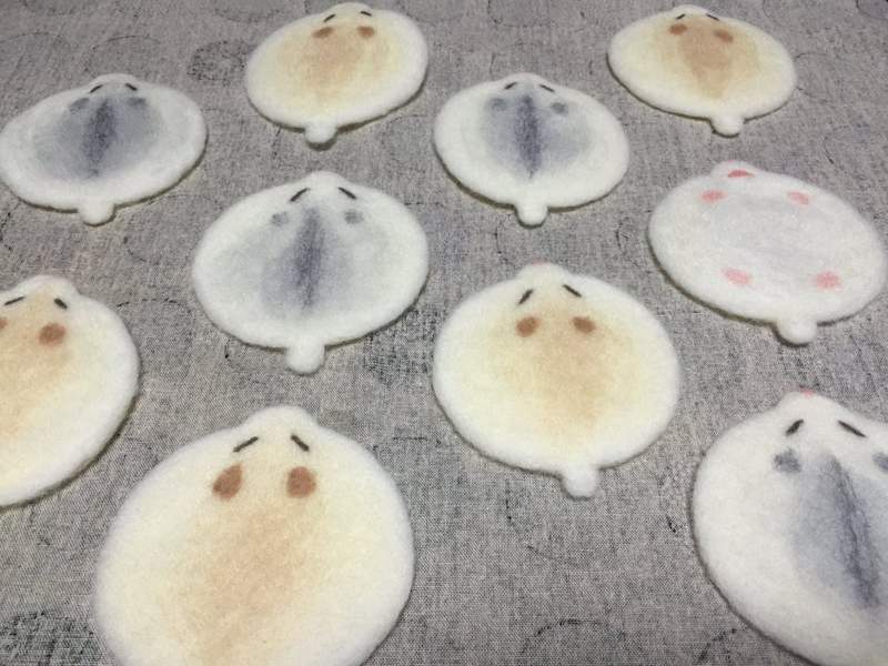 羊毛氈《倉鼠杯墊》稍作改良更加可愛～可惡想入手啊啊啊