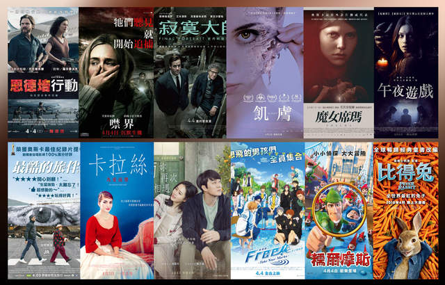 宅宅電影週報《4月第1週上映電影整理》本週如此多元你要看哪一部? 宅宅電影週報《4月第1週上映電影整理》本週如此多元你要看哪一部?