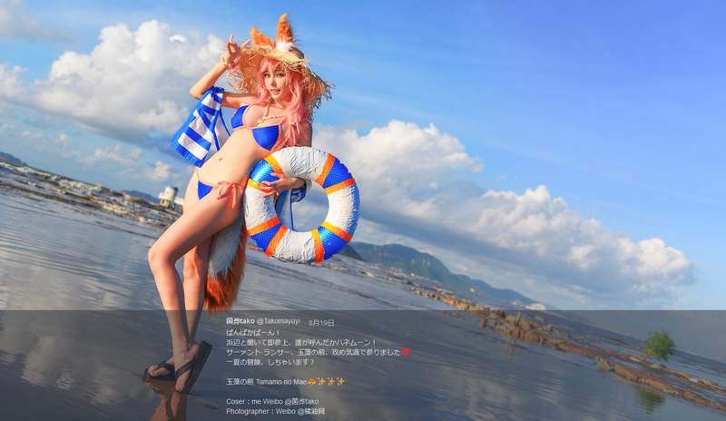 《玉藻前泳裝》16歲天使臉孔魔鬼身材的FGO正妹❤❤❤ 《玉藻前泳裝》16歲天使臉孔魔鬼身材的FGO正妹❤❤❤