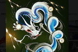《京都一筆龍》一筆龍繪師之稱的手島啓輔就是有辦法一筆畫出來 《京都一筆龍》一筆龍繪師之稱的手島啓輔就是有辦法一筆畫出來